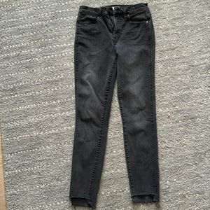 Madewell 10 in high waist skinny crop jeans